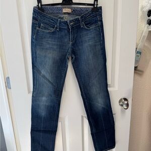Paige petite Women's Blue Jeans